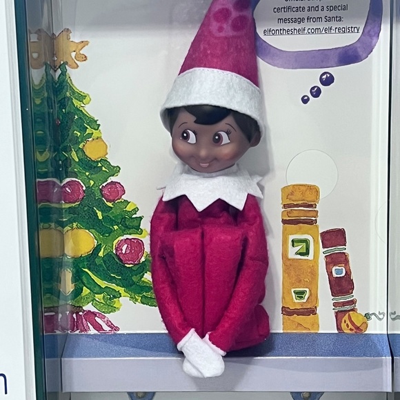 The Elf On The Shelf Brown Boy A Christmas Tradition Doll Book Hispanic Blaxican - Picture 2 of 4